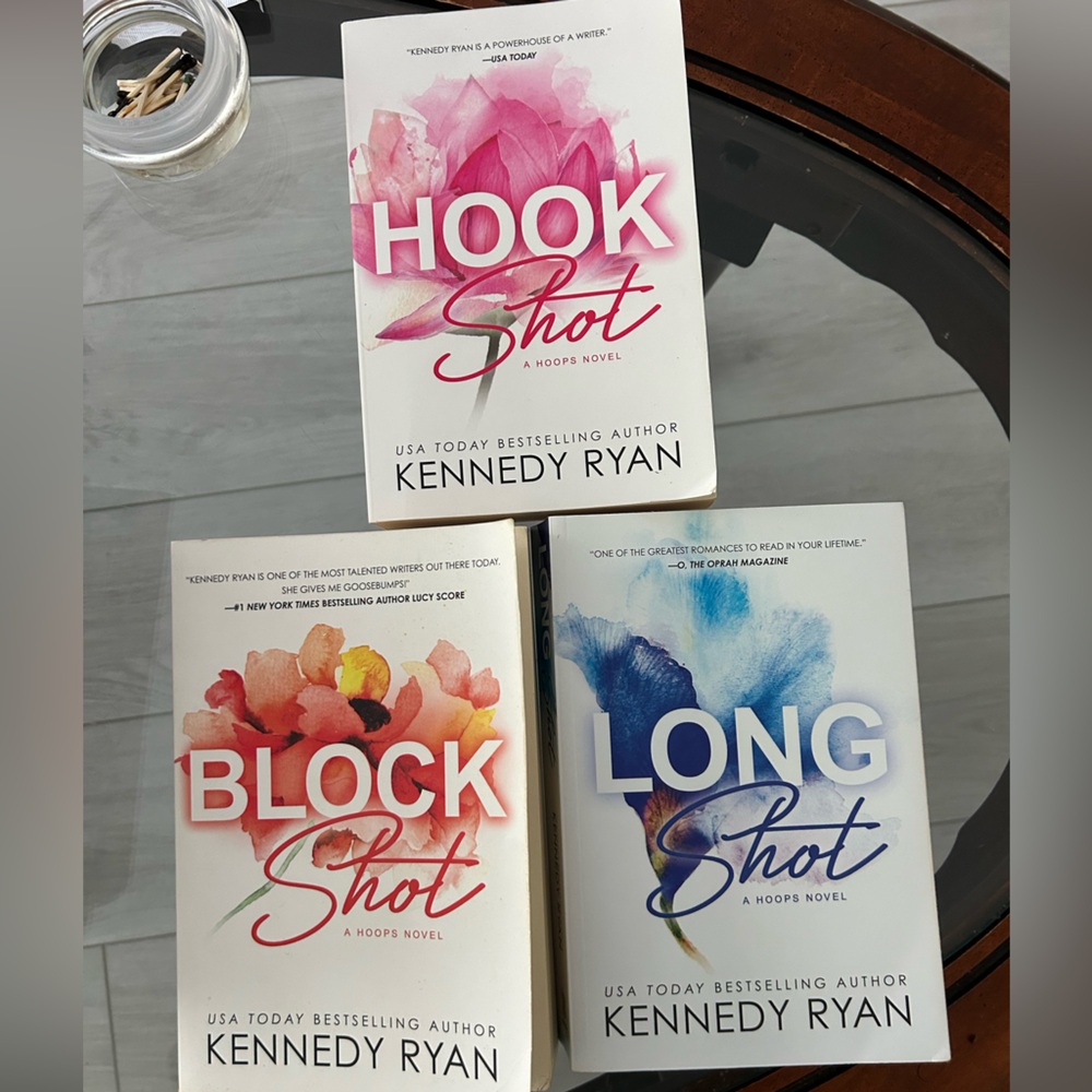 Books Hook Shot, Long Shot, Blocked Shot series by Kennedy Ryan